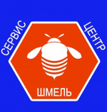 Логотип сервисного центра Шмель